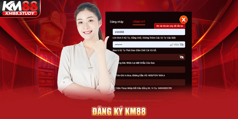 đăng ký km88