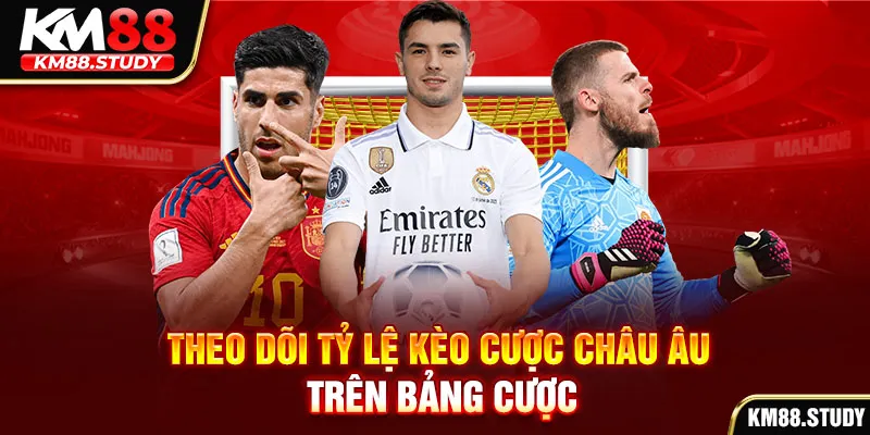 Theo dõi tỷ lệ kèo cược châu Âu trên bảng cược